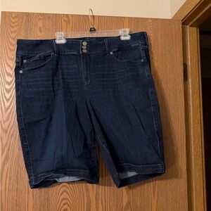 Torrid Dark Indigo Jean Shorts